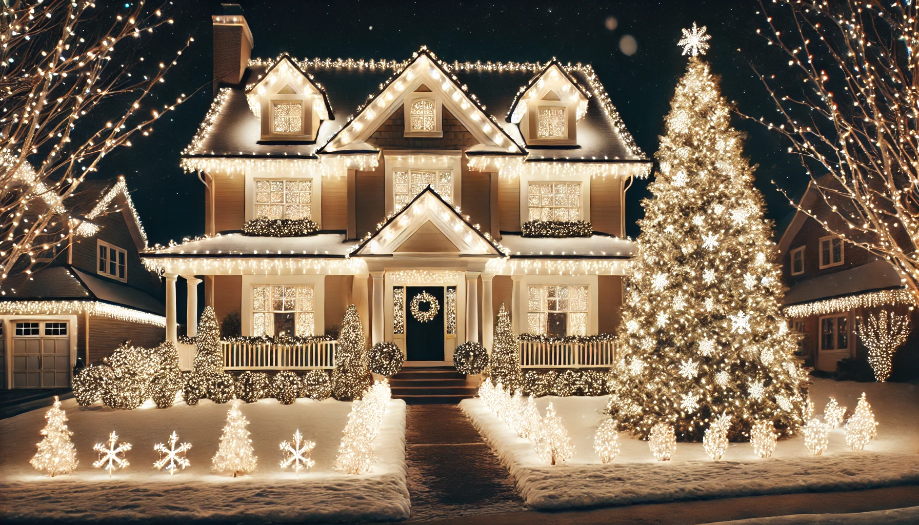 Celebrate the Christmas Holidays with House Lights Ideas - 01