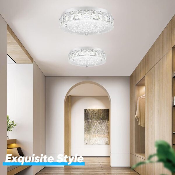 Crystal Ceiling Light for Refined Home Decor dressing room