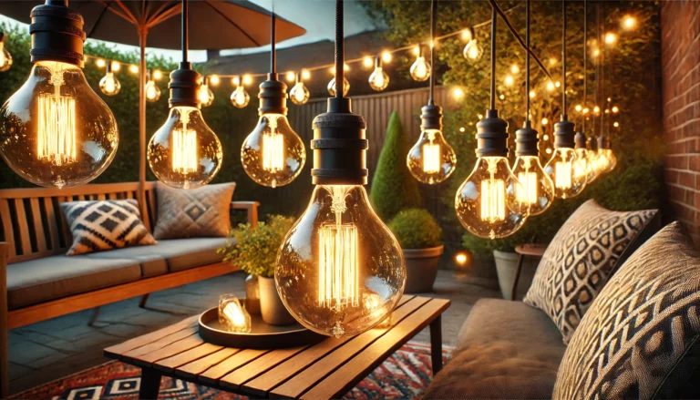 Brighten Outdoor Spaces With Edison Plastic Bulbs