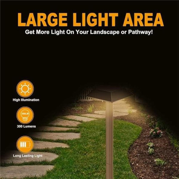 Energy-Efficient Pathway Solar Lights for Sidewalks and Driveways 5