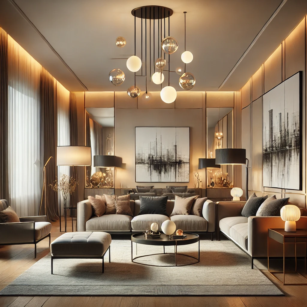 Illuminate Your Living Room With Lighting - 01