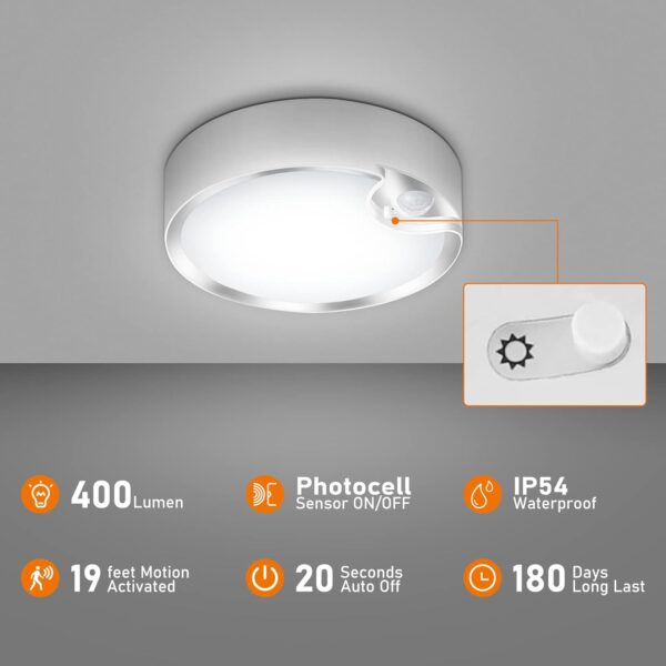 LED Ceiling Light Battery Operated Motion 1