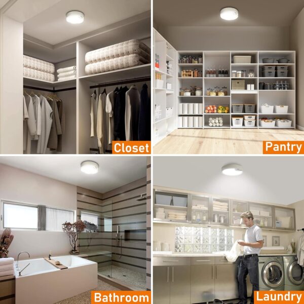 LED Ceiling Light Battery Operated Motion 2