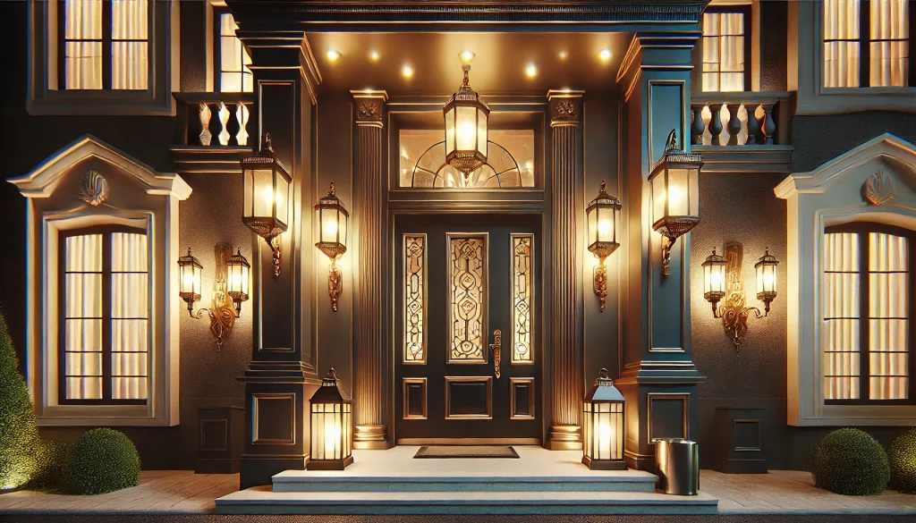 Remodel Your Front Door With House Light Ideas - 02