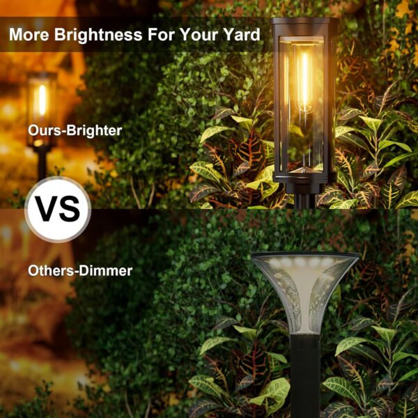 Solar Pathway Lights Waterproof Outdoor Decor 2