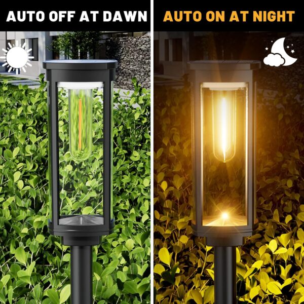 Solar Pathway Lights Waterproof Outdoor Decor 3