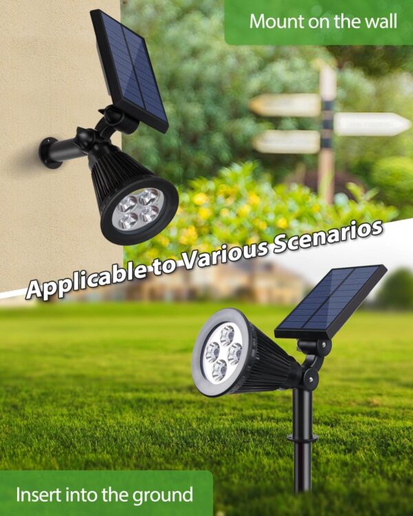 Solar Spot Lights Outdoor Waterproof Design 4