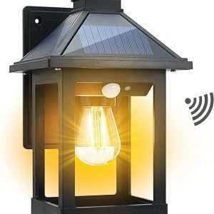 Solar Wall Lanterns Outdoor LED Motion Sensor Lights 1