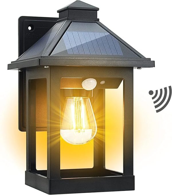 Solar Wall Lanterns Outdoor LED Motion Sensor Lights 1